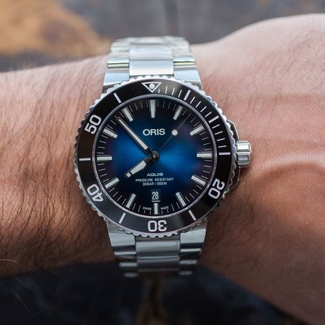 Introducing: The Oris Aquis Clipperton Limited Edition (Live Pics & Pricing) Oris Aquis, Oris Watches, Mens Watch Brands, Luminor Marina, Seiko Mod, Divers Watch, Affordable Watches, Hand Watch, Best Gifts For Men