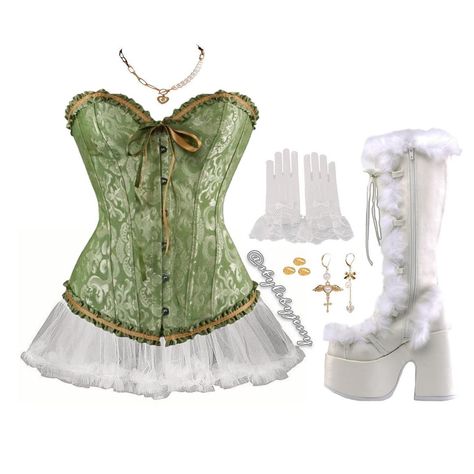 Corset Outfit With Skirt, Looks Corset, Corset With Skirt, Corset Outfit, Corset Skirt, Mode Kpop, Outfit Look, Alternative Outfits, Kpop Fashion Outfits