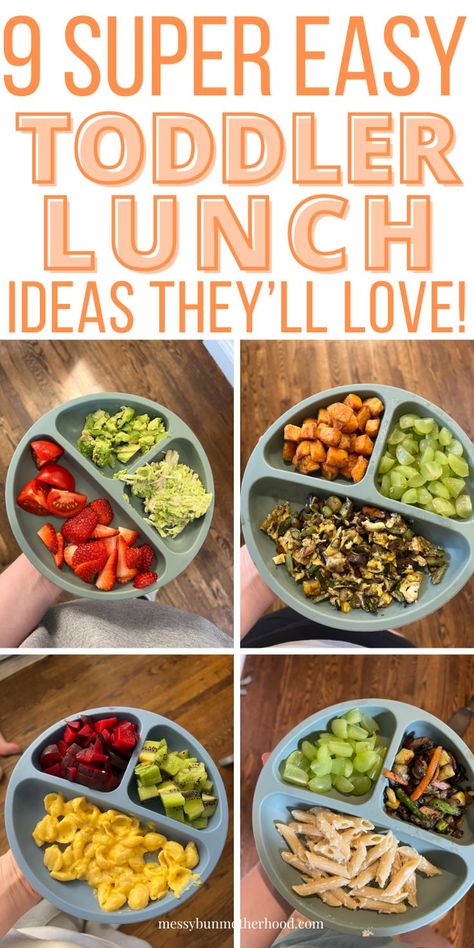 toddler lunch ideas Clean Kids Lunches, Healthy Recipes For The Week, Lunch For Toddlers At Home, One Year Lunch Ideas, Lunch Ideas For Infants, Easy Lunch Ideas Toddler, Snack Ideas Toddlers, Well Balanced Meals For Kids, Lunch Ideas For Toddlers Preschool