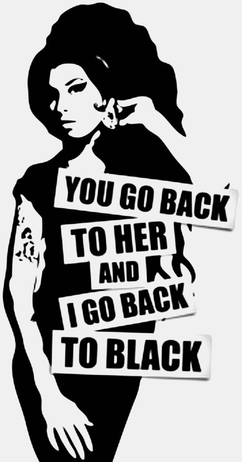 I Go Back To Black, Amy Winehouse, Music Love, A Sign, Music Lyrics, Music Quotes, Back To Black, Music Is Life, The Words