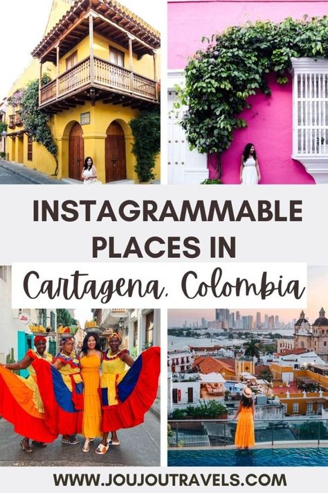 14 Most Instagrammable Spots in Cartagena, Colombia - jou jou travels Things To Do In Cartagena Colombia, Cartenga Colombia, Vacay Pics, Colombia Trip, Umbrella Street, Visit Colombia, Italy Hotels, Colombia Travel, Instagrammable Places