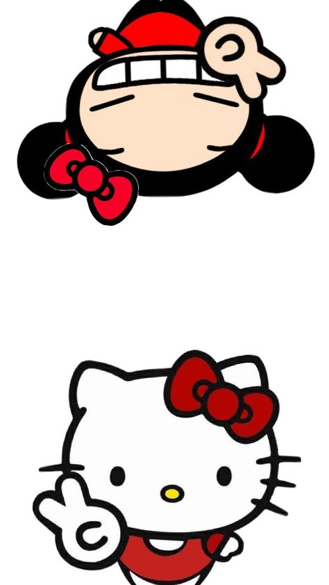 Pucca Wallpapers Iphone, Japanese Poster, Diy Art Painting, Aesthetic Iphone Wallpaper, Diy Art, Iphone Wallpaper, Hello Kitty, Art Painting, Kitty