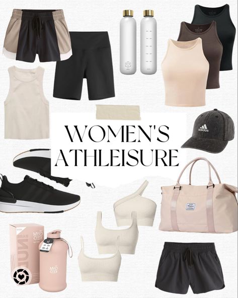 Amazon Gym Clothes, Workout Bag Essentials, Kickboxing Outfit, Casual College Outfit, Amazon Athleisure, Utility Outfit, Gym Girlie, Bag Workout, Aesthetic Amazon