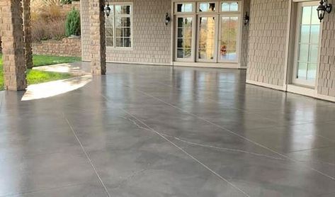 Stained Concrete Patios | Concrete Craft Stained Cement, Concrete Refinishing, Cement Stain, Concrete Stain Patio, Motor Court, Cement Patio, Concrete Patio Designs, Concrete Patios, Concrete Finishes