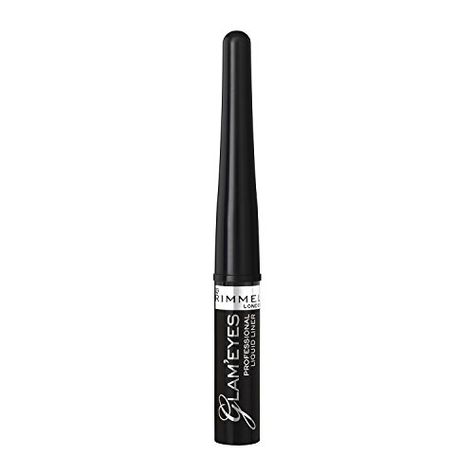 Rimmel Glam Eyes Liquid Liner Black Glamour 011 Fluid Ounce * Find out more about the great product at the image link. Rimmel Eyeliner, Eyeliner Shapes, Black Glamour, Eyeshadow For Brown Eyes, Makeup List, Eyes Lips Face, Rimmel London, Liquid Liner, Hair Fragrance