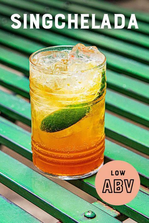 “It was definitely a conscious decision to swap out the ingredients with Thai and Southeast Asian ingredients,” notes bartender Bobby Leonardo of New York’s Wayla, who took inspiration for the Singchelada from both the Michelada and cha ma nao, a Thai-style tangy lime iced tea. The drink is “full of that savory umami flavor” and “sharp and aggressive spicy flavor” with the addition of green papaya sauce, chile paste and soy sauce. Thai Drinks, Maggi Seasoning, Asian Ingredients, Green Papaya, Michelada, Lager Beer, Thai Style, Lime Wedge, Penguin Random House