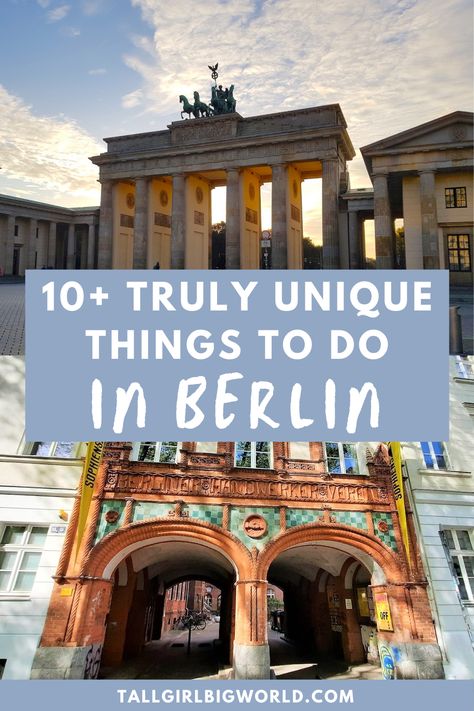 Here are 10+ truly unique things to do in Berlin, Germany - from a local's perspective. underrated things to do in Berlin | hidden gems in Berlin | unique places to visit in Berlin | what to do in Berlin | things to see in Berlin | unique Berlin attractions | underrated Berlin activities | Berlin travel tips | Berlin travel guide | #Berlin #Germany #traveltips 2 Days In Berlin, Things To Do In Berlin, Germany Travel Guide, Berlin Travel, Berlin Berlin, Travel Germany, Unique Hotels, Europe Travel Guide, Solo Female Travel