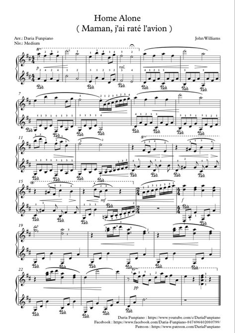 Beginner Violin Sheet Music, Somewhere In My Memory, Free Guitar Sheet Music, Easy Violin Sheet Music, Christmas Piano Sheet Music, Popular Piano Sheet Music, Piano Songs Sheet Music, Piano Sheet Music Letters, Accordion Music