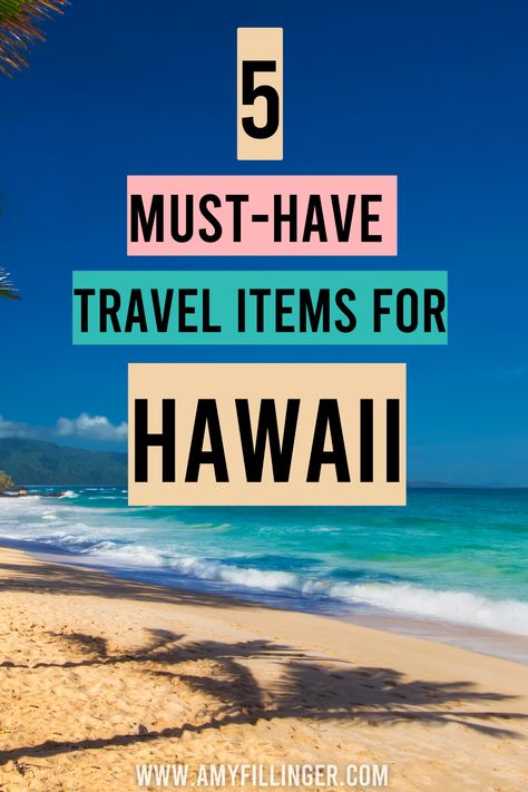 What to pack for Hawaii? This guide to must-have travel items for Hawaii will help you figure out what to bring to Hawaii. #hawaiivacation #hawaiitrip #hawaiitraveltips Hawaii Must Haves Travel, What To Bring To Hawaii, Pack For Hawaii, Essential Travel Items, Honeymoon Travel Agent, Maui Resorts, Safe Sunscreen, 100 Things To Do, Hawaii Honeymoon