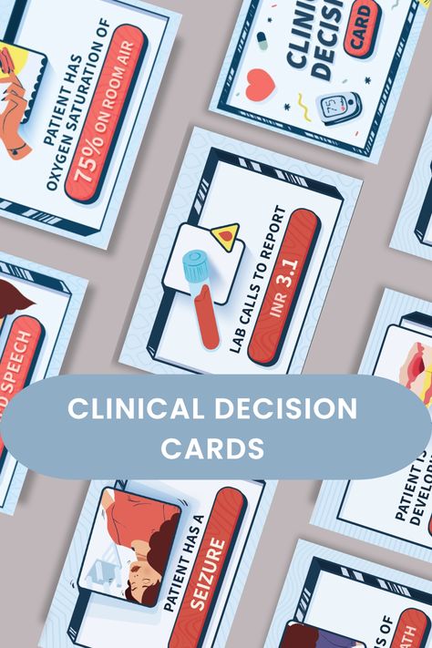 Clinical Decision Making Nursing, Post Conference Nursing Ideas, Games For Nursing Students, Nursing School Games, Nursing Clinical Instructor Ideas, Nursing School Activities, Teaching Nursing Students, Nurse Educator Ideas, Student Nurses Association