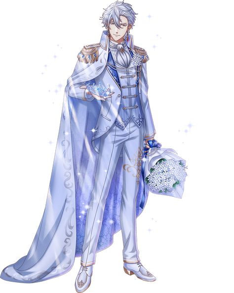 Frost (Snow Moon) | Yume 100 English Wiki | Fandom Fantasy Prince Outfit, Sun Fairy, Fairy Lady, Snow Moon, Yume 100, Prince Clothes, Anime Prince, Draw Anime, Fairy Queen