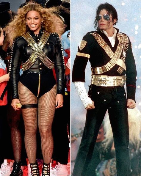 Beyoncé Knowles on Instagram: “Happy Birthday MJ.🖤🥀 Long live the king.👑 -👑 -👑 -👑 -👑 #Beyoncé #Beyhive #QueenB #Yonce #QueenBeyonce #TheCarters #LikeForLikes #F4f…” Vmas 2016, Michael Jackson Outfits, Rihanna Video, Cardi B Photos, Beyonce Fans, Queen Bee Beyonce, Singer Fashion, Beyonce Outfits, Military Inspired Jacket