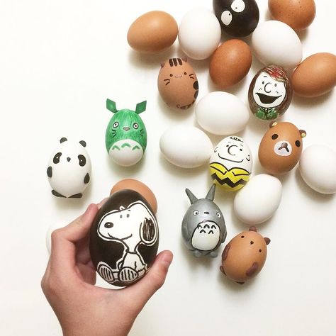 Cute Snoopy, Behance Design, Cute Egg, Egg Shell, Shell Design, Web Design Tips, Egg Art, Modeling Clay, Spring Easter Decor