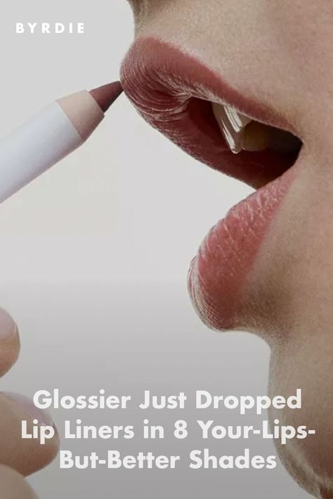 Glossier Just Dropped Lip Liners in 8 Your-Lips-But-Better Shades Lip Line, Lip Liners, Natural Lip Colors, Body Hair Removal, Lip Hair, Lip Hydration, Scalp Care, How To Line Lips, Glossy Lips