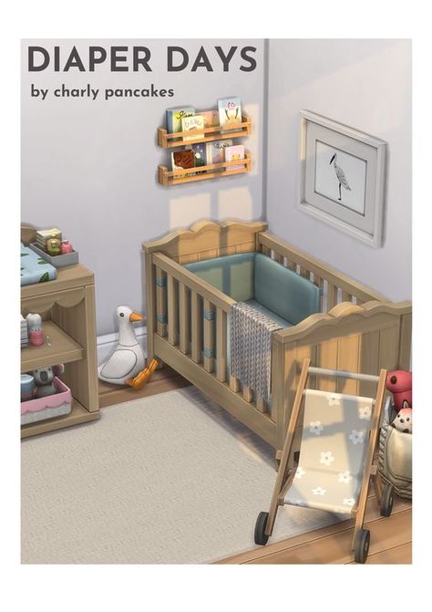 The Sims 4 Pack, Infant Cc, Mods Sims 4, Sims Baby, Muebles Sims 4 Cc, Sims Packs, Sims 4 Bedroom, Sims 4 House Plans, Sims 4 Children