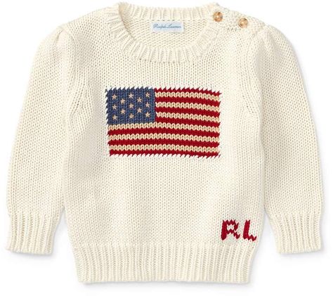 Ralph Lauren Flag Cotton Sweater, 4th of july sweater #affiliate Boy Jumper, American Flag Sweater, Polo Ralph Lauren Kids, Cotton Jumper, Ralph Lauren Kids, Lauren White, Baby Outfits, Ralph Lauren Sweater, Baby Sweaters