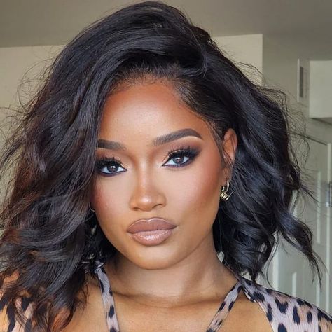 ESSENCE on Instagram: "There is no Kiki for Keke - as this body and face is no laughing matter. The Reviews are in: 10/10. #ESSENCE" Keke Palmer Makeup Looks, Keke Palmer Makeup, Keke Palmer Hairstyles, Keke Palmer Outfits, Kiki Palmer, Celebrity Makeup Tutorials, Miami Makeup, Bombshell Makeup, Eyeshadow Styles