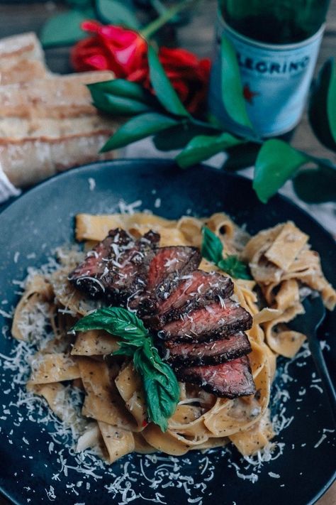 Fancy Filet Mignon Dinner, Fine Dining Entree, 2026 Wedding, Filet Mignon Recipes, Goat Cheese Pasta, Cheese Sauce For Pasta, Meals To Make, Romantic Meals, Gourmet Dinner