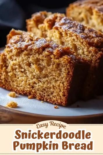 Discover the joy of making Snickerdoodle Pumpkin Bread with this easy recipe. It combines the warmth of cinnamon and nutmeg with a sweet, crunchy snickerdoodle topping—perfect for fall mornings or holiday gatherings. Try this cozy treat today! 🍂 #FallBaking #PumpkinBread #SnickerdoodleTwist Cozy Fall Baking, Snickerdoodle Bread, Best Bread Recipe, Pumpkin Bread Recipe, Bread Appetizers, Bread Cake, Baked Pumpkin, Fall Baking, Snickerdoodles