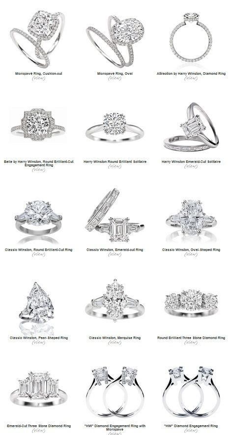 Harry Winston Engagement, Solitaire Ring Designs, Tiffany Engagement, Tiffany Engagement Ring, Infinity Engagement Ring, Favorite Engagement Rings, Classic Engagement Ring Solitaire, Popular Engagement Rings, Engagement Rings Affordable