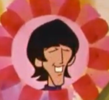 Ringo Starr Pfp, George Harrison Cartoon, Beatles Cartoon Ringo, Cartoon Ringo Starr, Funny Ringo Starr, The Beatles Cartoon George, Beatles Baby, The Beatles Being Silly, Beatles Cartoon