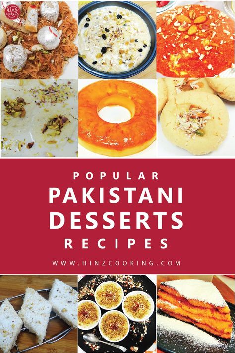 pakistani desserts Pakistani Sweets, Recipes Pakistani, Pakistani Desserts, Rasgulla Recipe, Sheer Khurma, Pakistani Cuisine, Pakistan Food, Pakistani Dishes, International Desserts