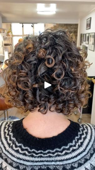 99K views · 7.7K reactions | Awesome curly cut from @cyrl_cymru 🔥🙌 @innersensepro  • ⬇️ Curly Inverted Bob Cut! 🙌✂️ ⬇️ My client was after fullness on top and a shorter shape. With the cut I did an inverted bob creating more fullness at the back.  Products used : Innersense organic beauty I create volume lotion and Only curls Volume mousse.  Brush used : EZ Detangling brush  Diffuser : Diffon Supreme @bellissima.uk   *I am at full capacity, News letter is closed. All info is on my website www.cyrl.cymru  Link in bio  #naturalcurls #curlspecialist #aberystwyth #curlyhairspecialist #curlyhair #cyrlcymru #kivirciksac #riccioli #locken #bukleler #rizo #hairtips #curlroutine #curlcymru #hjloves #hairtips #hairbrained #ittakesapro #licensedtocreate #curleducation #hardwater #hairdetox #curltr Curly Inverted Bob Hairstyles, Inverted Bob Curly Hair, Curls Volume, Curly Inverted Bob, Volume Mousse, Curly Hair Specialist, Curl Routine, Curly Cut, Hair Detox