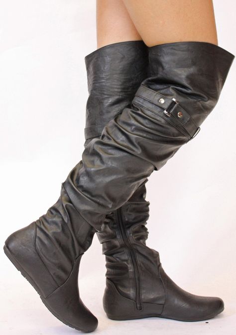 high+heel+thigh++boots+for+women+on+sale | ... Knee Thigh High Thigh Boots Size 3 used, new for sale - Holidays.net How To Wear Thigh High Boots, High Thigh Boots, Romantic Breakfast, Winter Walking, High Knee Boots, Walking Style, Buy Womens Boots, Knee High Boots Flat, Ankle Jewelry