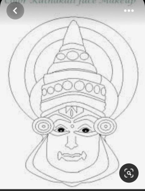 Face Pencil Sketch, Pencil Sketches Of Faces, Kathakali Face, Shri Krishna Janmashtami, Stencils Printables Templates, Worli Painting, Sketch Face, Eyes Ideas, Bird Stencil