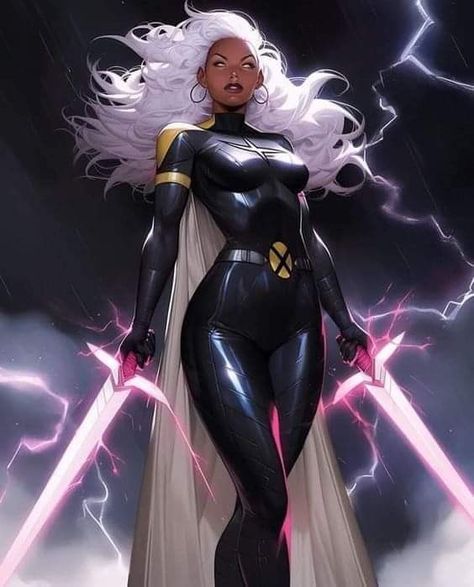 Storm X Men, Storm Cosplay, Storm Xmen, Xman Marvel, Storm Marvel, Xmen Art, Marvel Heroines, Comic Book Art, Marvel Xmen