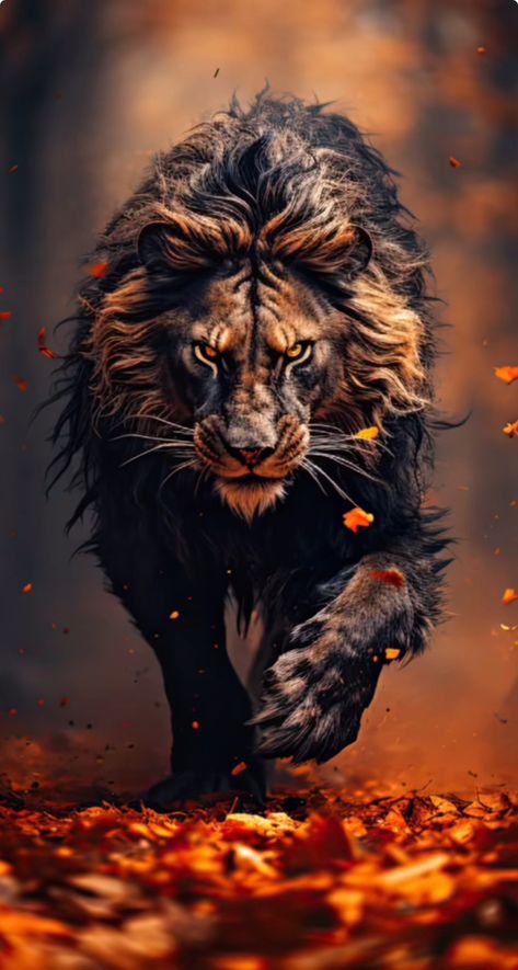 Arte Cowboy, Lion Live Wallpaper, Big Cats Photography, Fierce Lion, Wild Animal Wallpaper, Seni Arab, Lion Head Tattoos, Image Moto, Lion Artwork