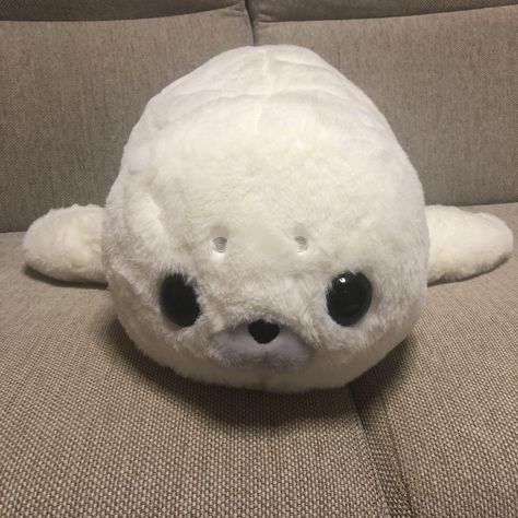 Plushie Icons Aesthetic, Aesthetic Plushie Icon, Seal Plushies, Plushie Icon, Seal Icon, Seal Stuffed Animal, Seal Plush, Cute Seals, Baby Seal