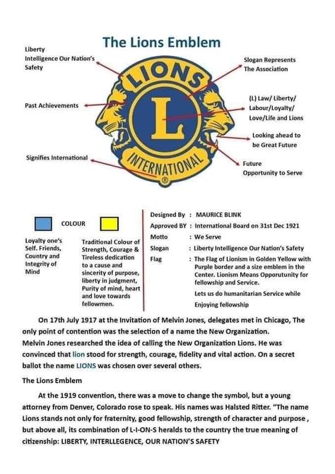 Lions Club Logo, Lions International Logo, Leo Club, Logo Meaning, Lion Icon, Lion Games, Lions Clubs International, Lions International, Logos Meaning