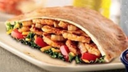 Fajita Pita Recipe - Food.com Chicken Fajita Pita, Pita Recipe, Pita Recipes, Greek Potatoes, Chicken Grilled, Chicken Fajita, Grilled Onions, Yummy Pasta Recipes, Pasta Lover