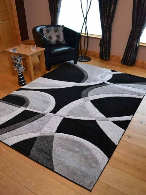 Black And Silver Bathroom, Rainbow Rugs, Center Rugs, Dining Room Furniture Design, Next Rugs, Ikea Rug, Pretty Homes, Red Carpet Runner, Luxury Furniture Living Room