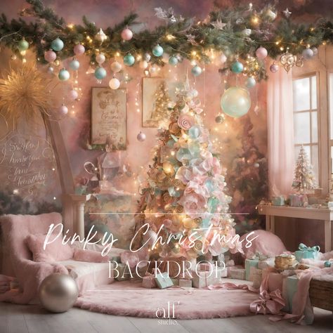 Christmas backdrop diy