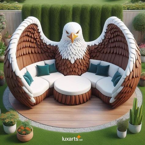 #homedecor, #interiordesign, #homedesign, #decor inspiration Design Case Mici, Unique Chairs Design, Weird Furniture, Conversation Sofa, Fantasy Furniture, Unique Furniture Design, House Arch Design, Outdoor Comfort, House Front Design