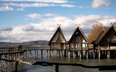 Pile Dwelling Open Air Museum on Lake Constance House With Land, Wood Walkway, House On Stilts, Group Tours, Germany Travel, Unesco World Heritage, Open Air, Heritage Site, Unesco World Heritage Site