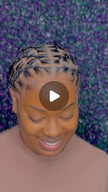 Start Locs Styles, Style For Short Locs For Women, Locs In Cornrows, Half Up Half Down Loc Styles Short, Loc Styles With Hats, Barrel Twist Short Locs, Starter Locs Styles Medium Length, Hairstyles For Dreads Black Women, Beginner Locs For Women