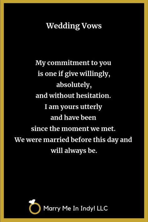 Wedding Vow Inspiration. Dark Wedding Vows, Secular Wedding Vows, Wedding Vow Ideas, Vow Inspiration, Secular Wedding, Wedding Vows Quotes, Vow Ideas, Vows Quotes, Wedding Vows Examples