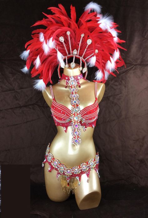 free shipping 2016 hot selling Sexy Samba Rio Carnival Costume Feather Head piece Rio Carnival Costumes, Samba Costume, Rio Carnival, Carnival Costume, Red Bra, Feather Headdress, Blue Bra, Belly Dance Costume, Leg Bands