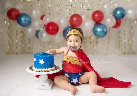 Superhero First Birthday, Super Hero Cake, Hero Cake, First Birthday Cake Smash, Jean Photography, Baby Elephants, Superhero Cake, First Birthday Cake, Birthday Cake Smash