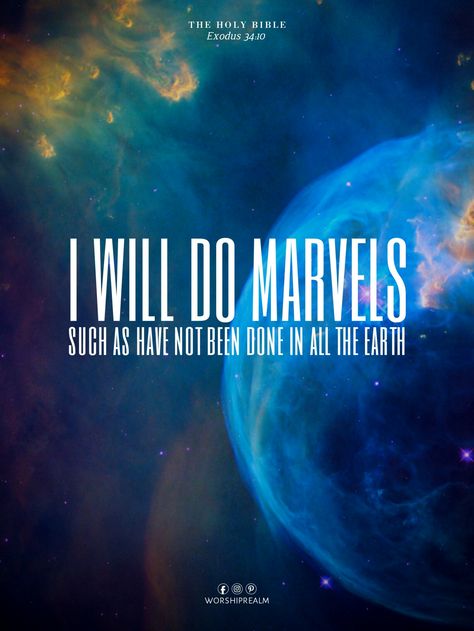 Exodus 34:10 ✝ And he said, Behold, I make a covenant: before all thy people I will do marvels, such as have not been done in all the earth, nor in any nation: and all the people among which thou art shall see the work of the LORD: for it is a terrible thing that I will do with thee. #JesusChrist #HolyBible #Faith #Hope #Blessing Worship Realm Worship Realm ✝ Exodus 34, Name Writing, King Of Kings, Praise God, Christian Quotes Inspirational, Bible Encouragement, Faith Hope, The Covenant, Holy Bible