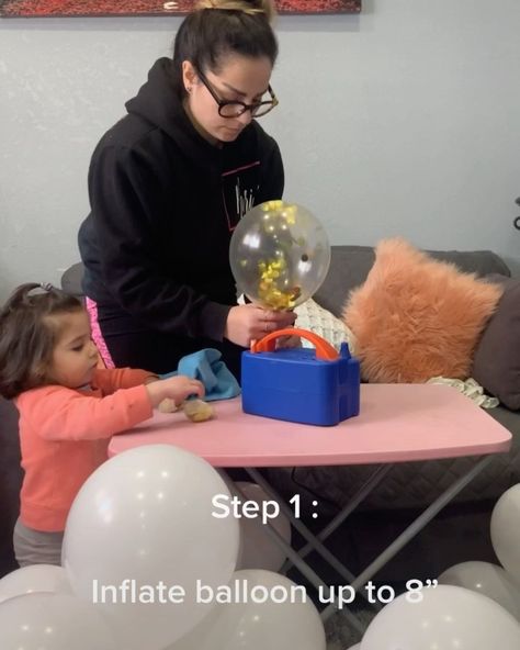 Nari's Events 🌸 on Instagram: “How to inflate confetti balloons and get the confetti to stick 🎈 quick #tutorial on how to do it ;) even my daughter is trying to learn…” How To Make Confetti, Stuck Inside, Static Cling, Confetti Balloons, Diy Party Decorations, The Balloon, Diy Party, Cotton Candy Machine, My Daughter