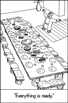 the great banquet parable Parable Of The Wedding Feast, Jesus Parables, Bible Parables, Sunday School Coloring Pages, Wedding Feast, Parables Of Jesus, Bible Stories For Kids, School Coloring Pages, Bible Coloring Pages