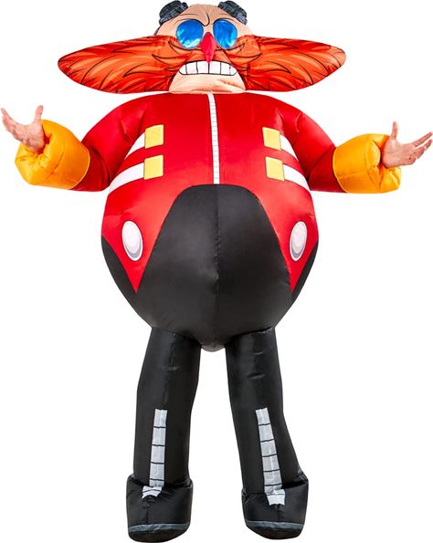 PRICES MAY VARY. Officially licensed Nickelodeon costume, look for trademark on label and packaging to help assure you've received authentic safety-tested item Inflatable adult Dr. Eggman costume with battery operated fan Fan requires 4, AA batteries (not included); do not use rechargeable, nickel-cadmium; remove batteries from fan while not in use CREATE FUN GROUP LOOKS with SpongeBob SquarePants costumes in a variety of sizes and styles Rubie's brings fun and fantasy to dress-up with the broad Dr Eggman Costume, Eggman Costume, Nickelodeon Costumes, Sonic The Hedgehog Costume, Gaming Event, Fun Video Games, Dr Eggman, Doctor Eggman, Chaos Emeralds