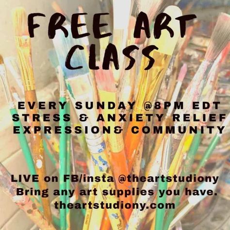 Adult Classes - The Art Studio NY Free Art Courses, Sessions Arts Club, Free Art Classes Online, Free Art Classes, Art Class Substitute Plans, Art Classes For Adults, Art Websites, Tutorials Art, Diy Fountain