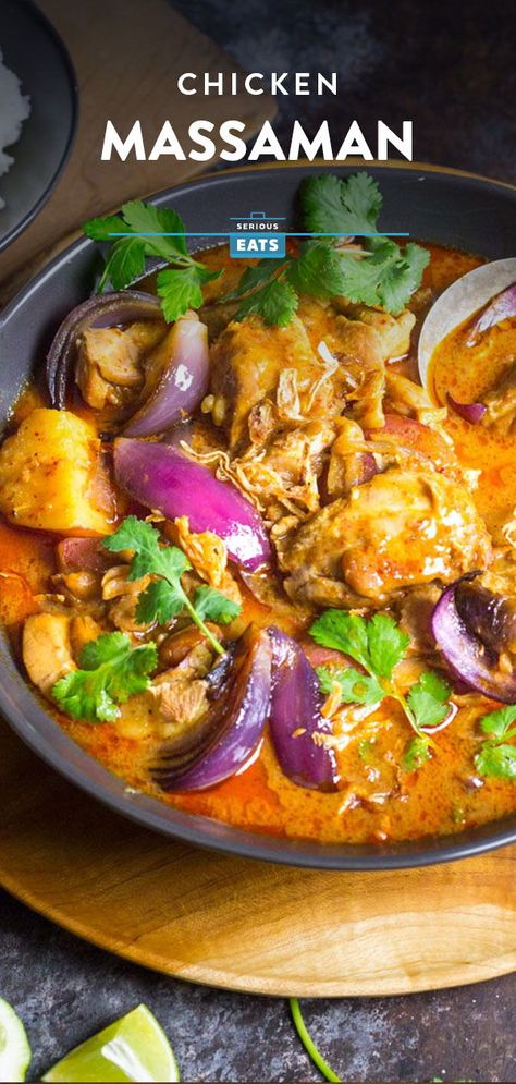 Masman Curry Recipe, Thai Massaman Curry Chicken, Chicken Massaman Curry Recipe, Massaman Curry Chicken Thai, Massaman Curry Vegetarian, Massaman Curry Chicken, Vegan Massaman Curry Recipe, Chicken Massaman, Massaman Curry Recipe