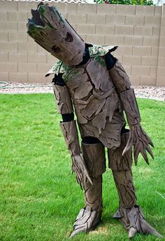 Groot! Party Outfit Dress, Makeup Party Decorations, Groot Costume, 2015 Halloween Costumes, Halloween Costumes Kids Boys, Halloween Costumes For Work, Groot Guardians, Halloween Costumes To Make, New Halloween Costumes