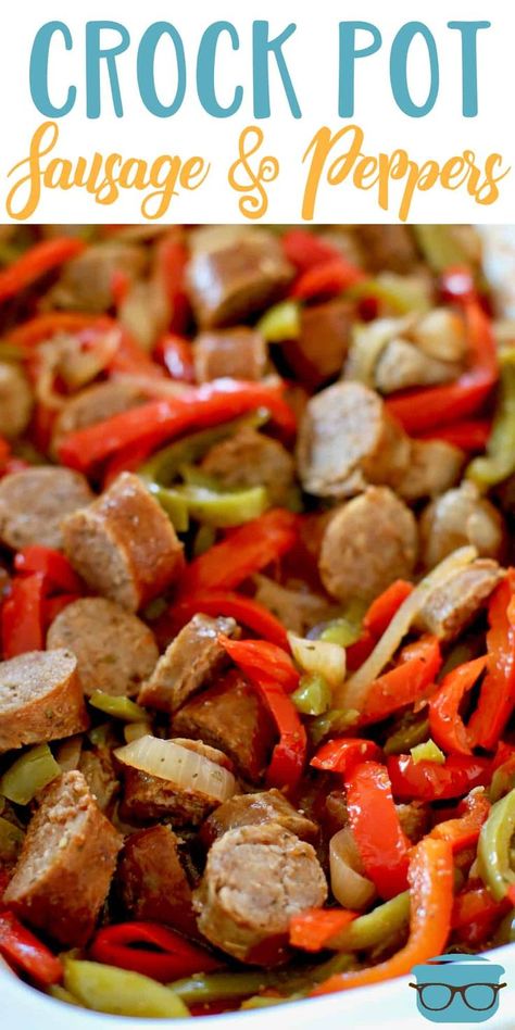 Crock Pot Sausage And Peppers, Make Italian Sausage, Sausage And Peppers Crockpot, Crock Pot Sausage, Italian Sausage Peppers, Sausage Peppers Onions, Sausage Crockpot, Sausage Peppers And Onions, Sausage Peppers